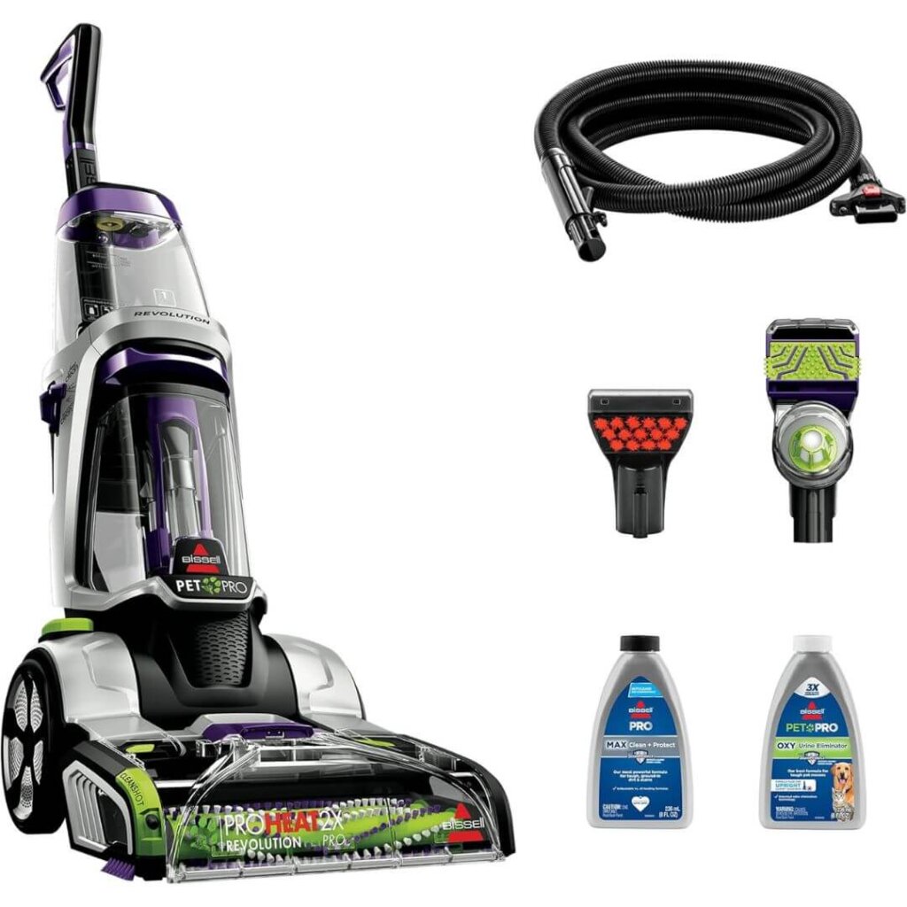 Best Carpet Cleaner for Pet Owners BISSELL ProHeat 2X Revolution Pet Pro Plus 3588F