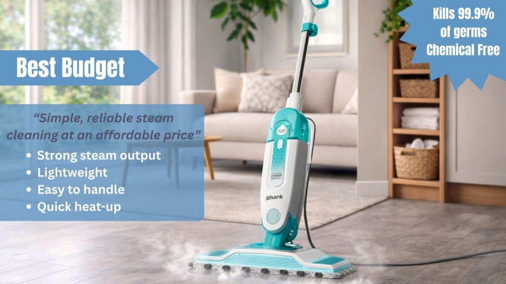 Shark S1000 Steam Mop Best Budget & Lightweight Pick