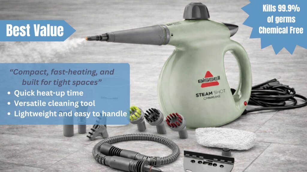 Bissell SteamShot Deluxe Best Lightweight steam cleaner