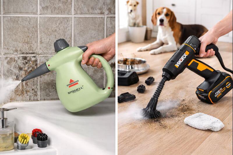 tested best handheld steam cleaners on multiple surfaces
