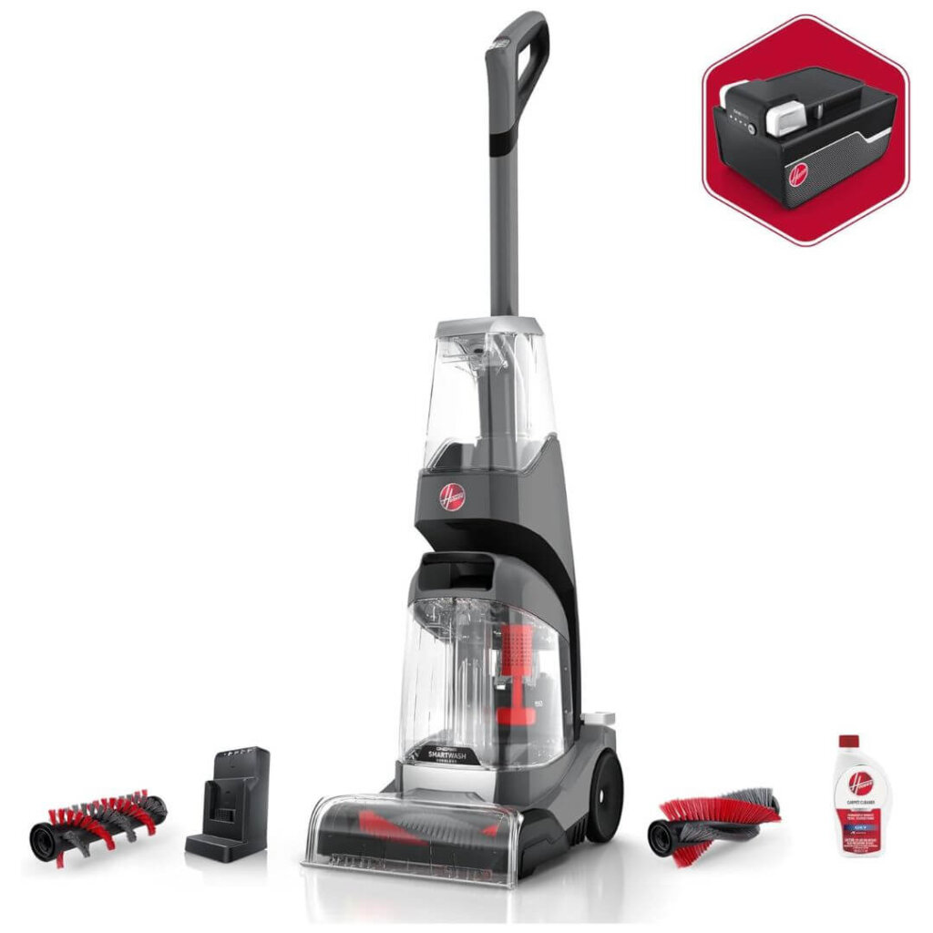 Best Cordless Carpet Cleaner Hoover ONEPWR SmartWash