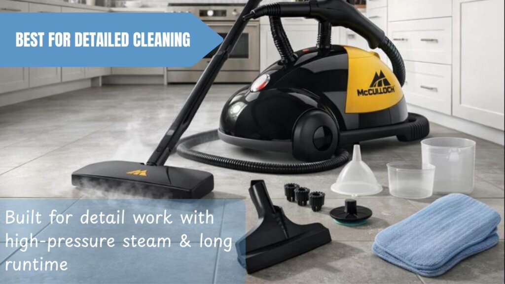 McCulloch MC1275 Heavy Duty Steam Cleaner