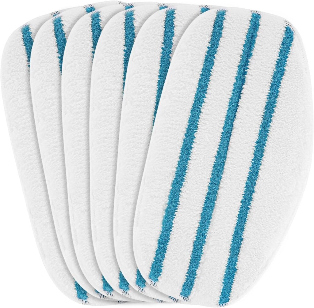 Microfiber pads 6-pack for pursteam 10-in-1