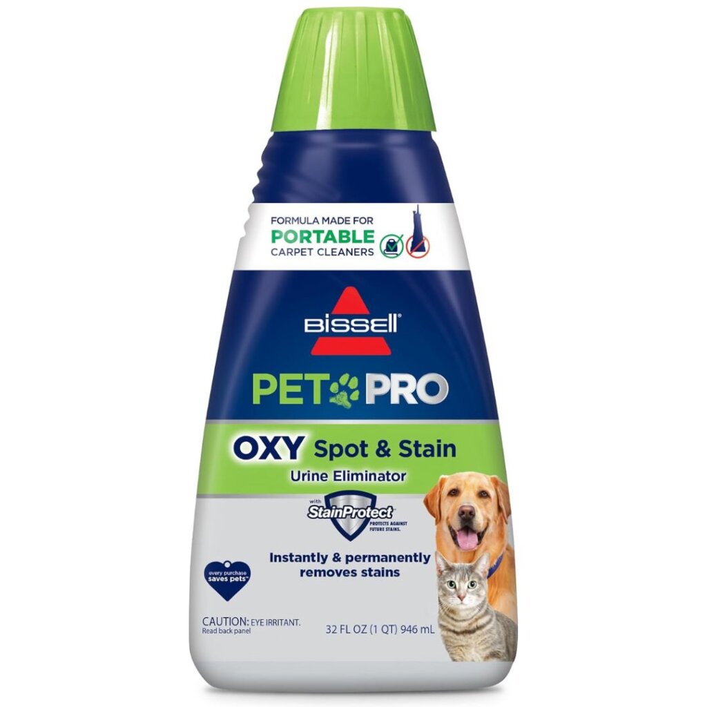 BISSELL PET PRO OXY Spot and Stain cleaning formula for portable carpet cleaners