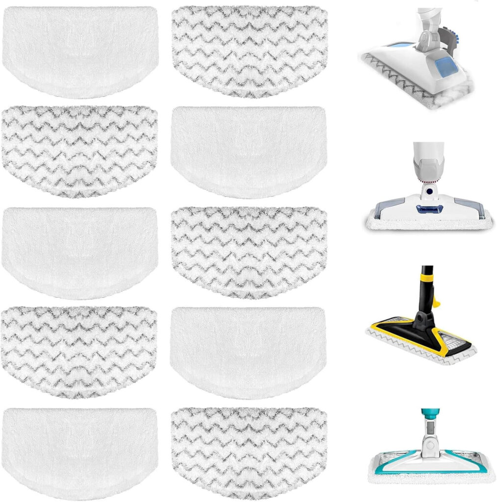 McCulloch MC1275 Heavy Duty Steam Cleaner Steam Mop Pads