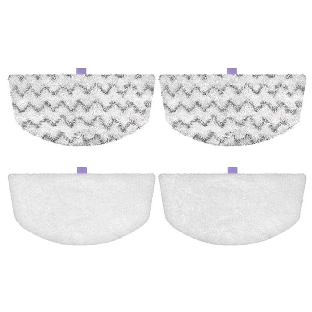 BISSELL PowerFresh Lift-Off Pet Steam Mop 1544A Steam Mop Pads (4-Pack)