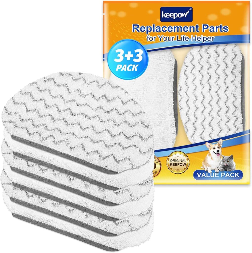 Bissell 2075A PowerFresh Slim Steam Mop Pads Pack-of 6