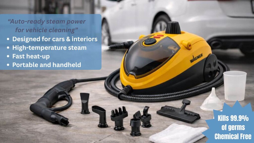 Wagner Spraytech 905e Auto Steam Cleaner Best for detailing