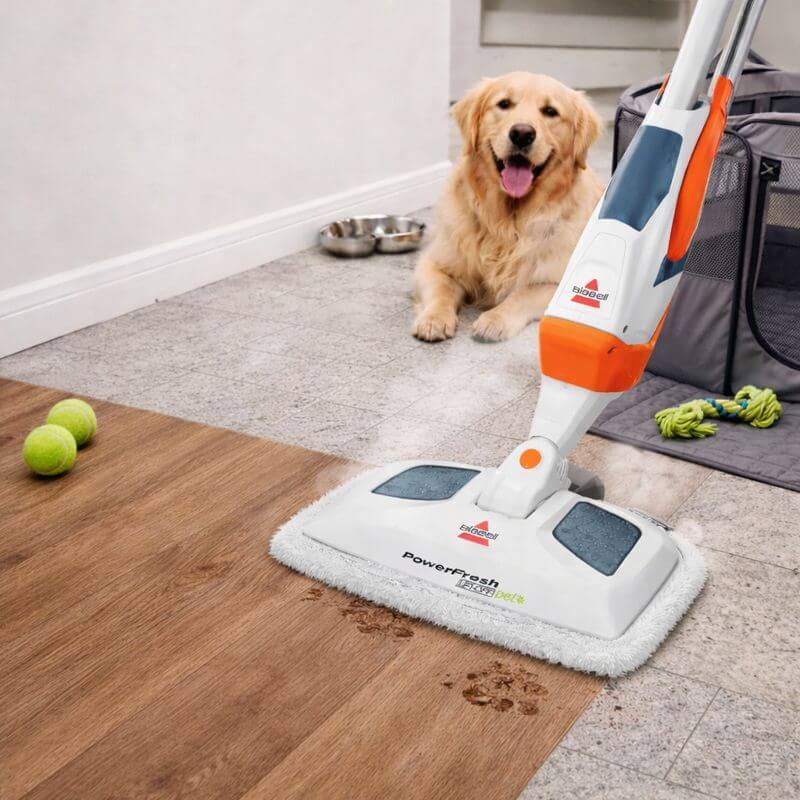BISSELL PowerFresh Lift-Off Pet Steam Mop 1544A pet-friendly steam cleaning for everyday pet messes