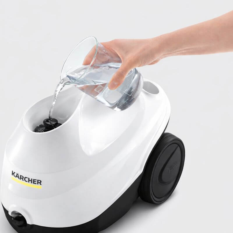 Kärcher SC3 EasyFix easy refill water tank for continuous steam cleaning