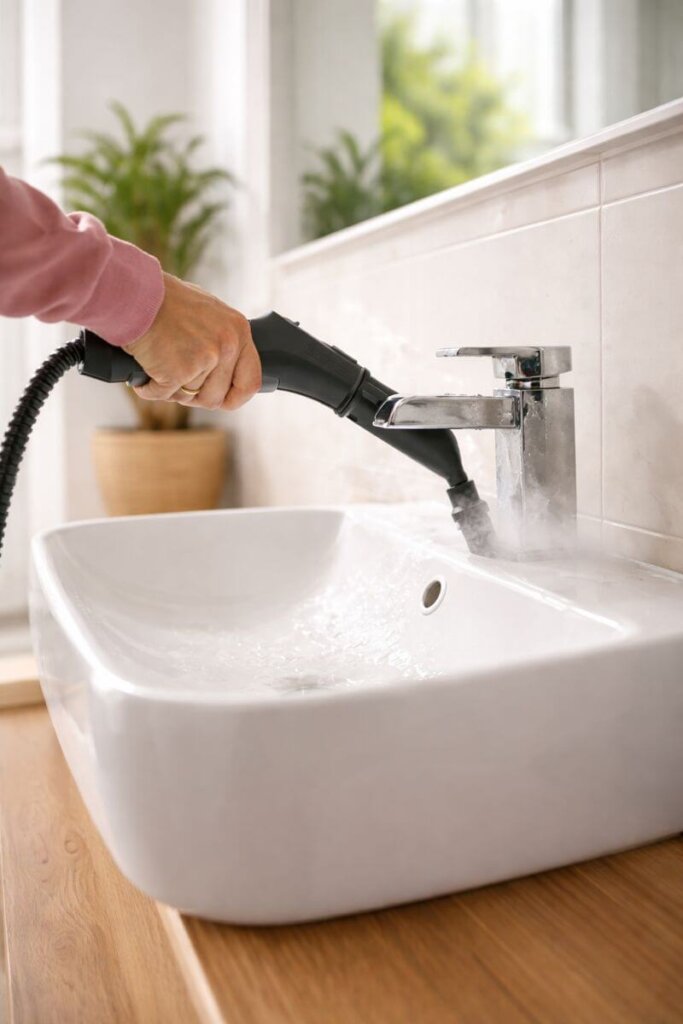 Kärcher SC3 EasyFix steam cleaner attachments for floors, fixtures, upholstery, and grout