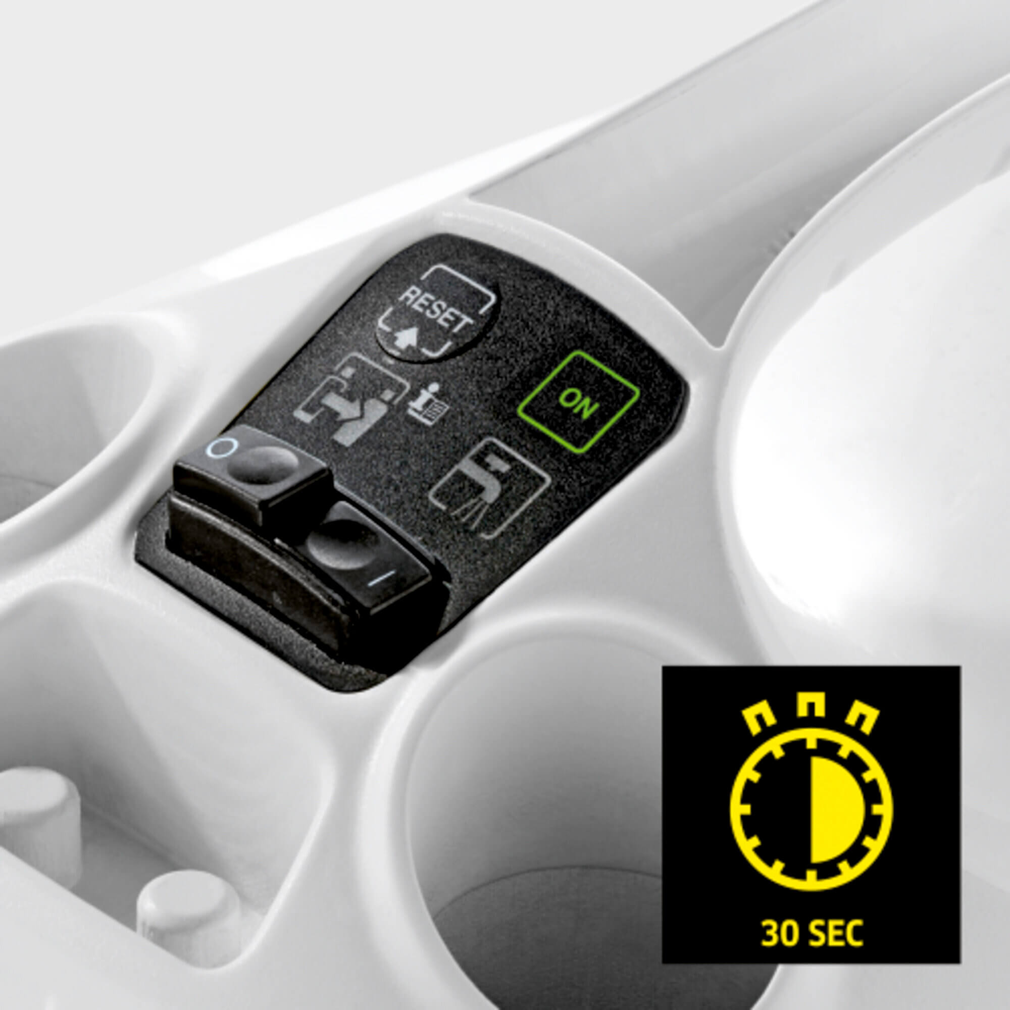 Kärcher SC3 EasyFix steam cleaner fast heat-up ready in 40 seconds