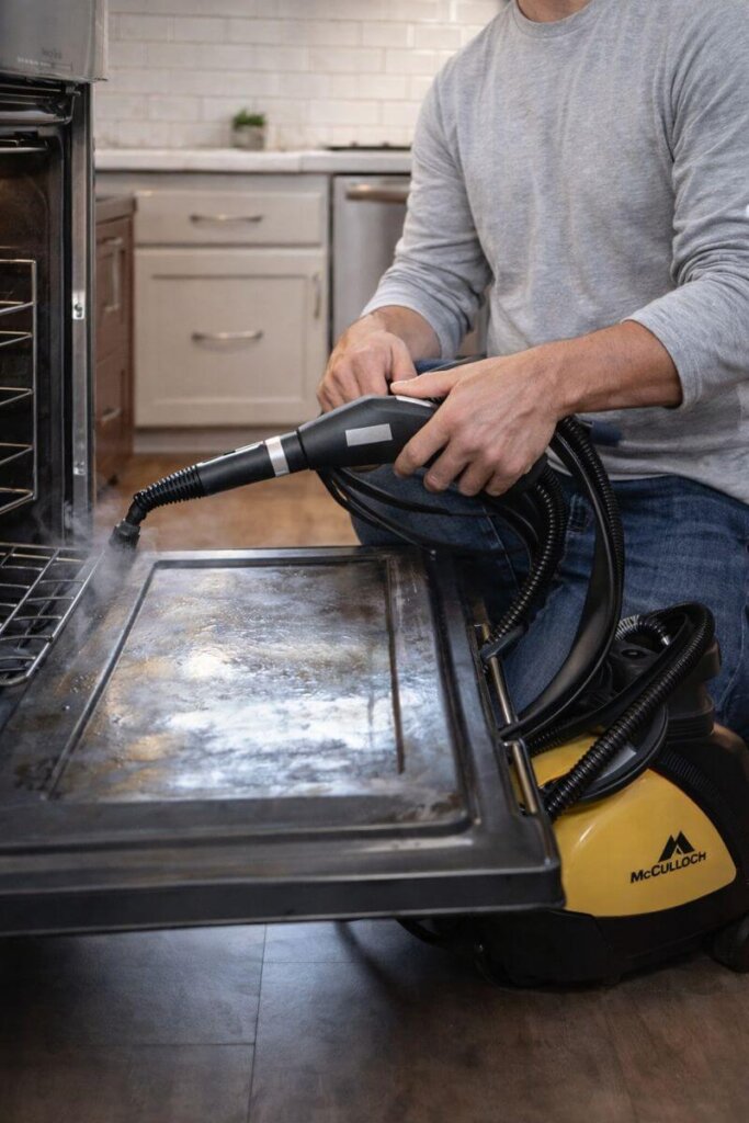 McCulloch MC1275 extension wands tested for reach and flexibility