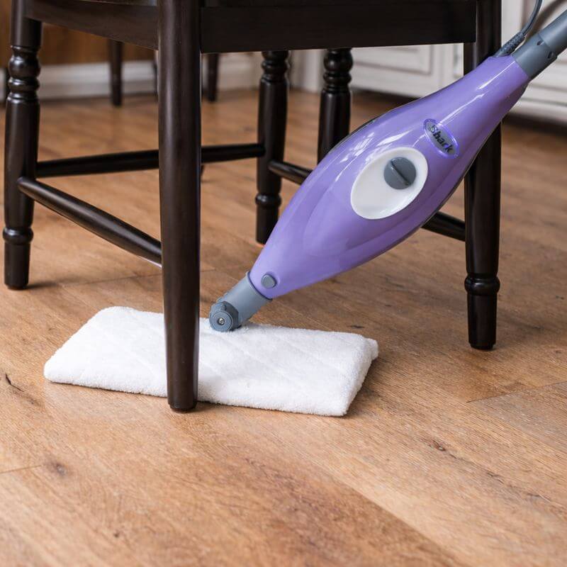 Shark Steam Pocket Mop S3501 swivel head reaching under furniture and tight spaces