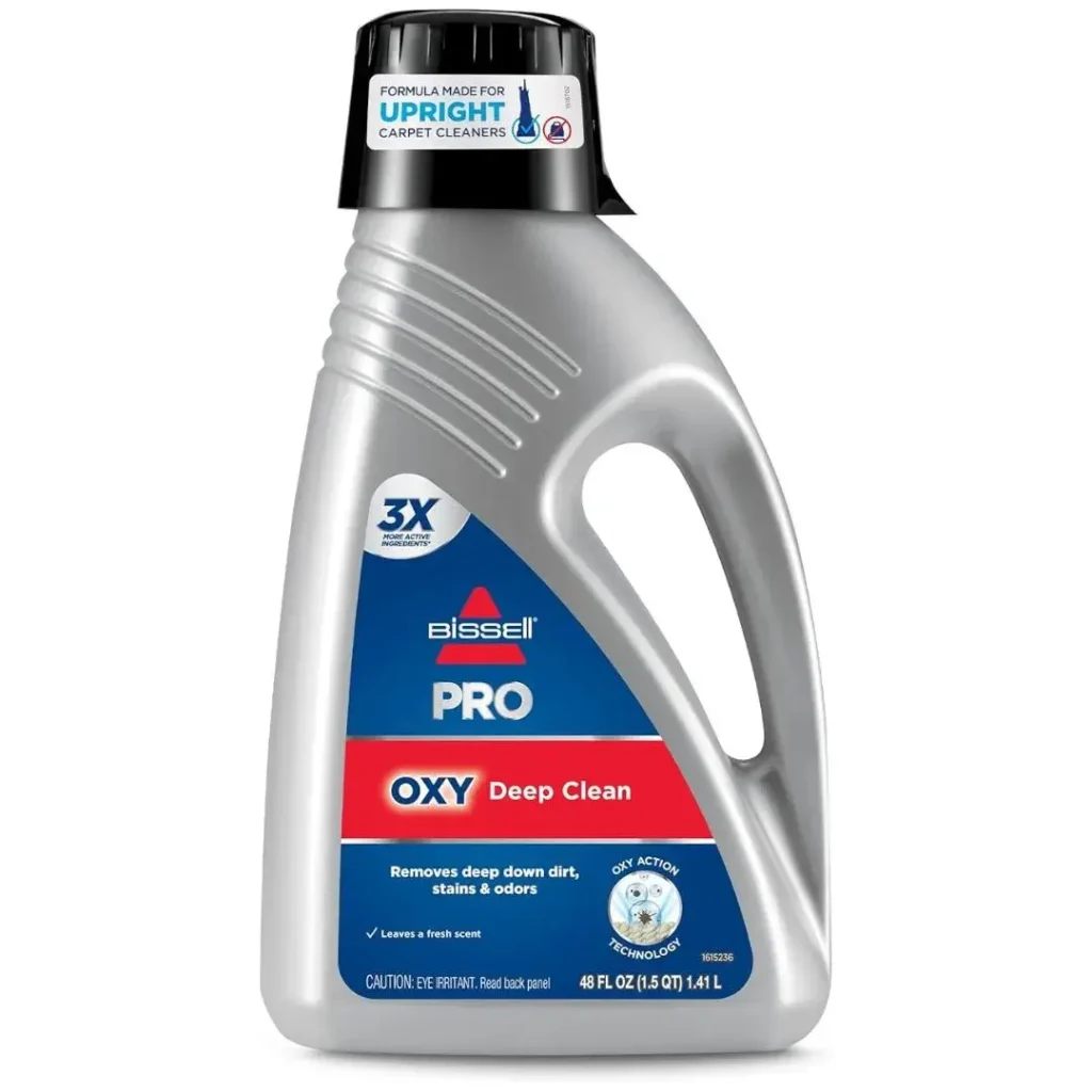 BISSELL PRO OXY Carpet Deep Clean Solution bottle for deep cleaning carpets and removing tough stains