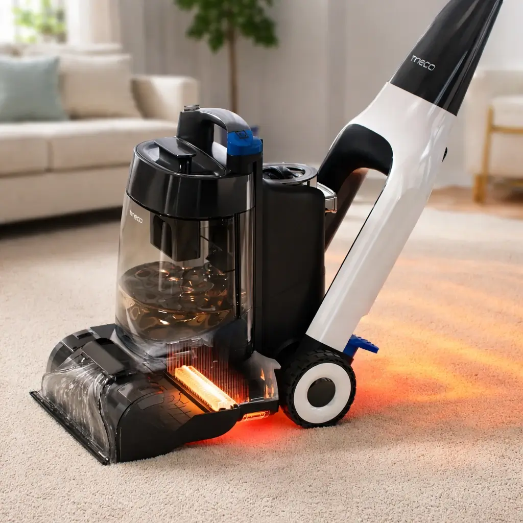 Tineco Carpet One Cruiser DualCore PowerDry system for faster carpet drying.